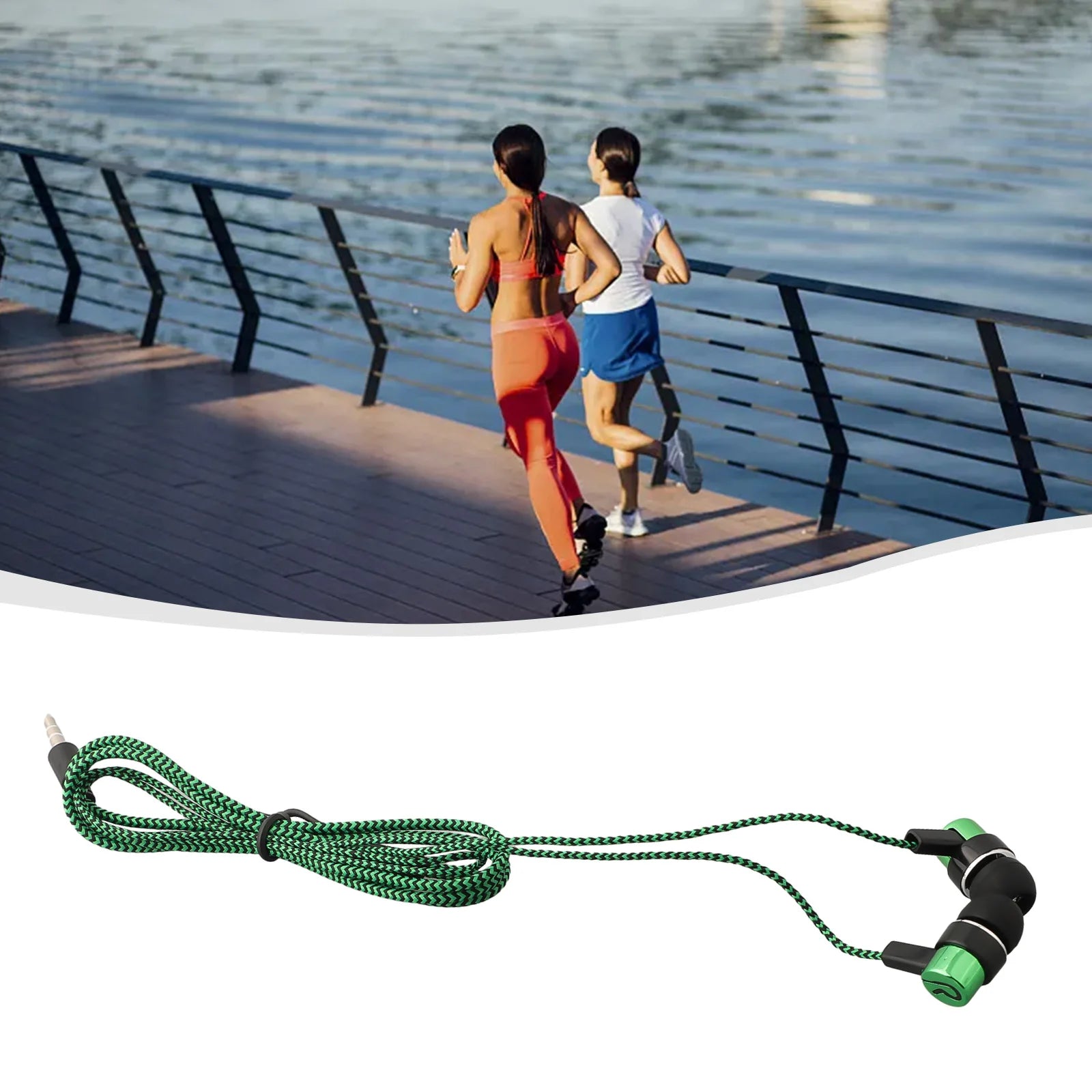 Experimente graves potentes con auriculares internos con cable, auriculares estéreo de 3,5 mm para dispositivos móviles, diseño con aislamiento de ruido