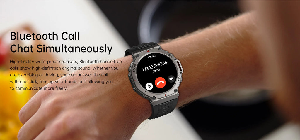 T-Rex 3 Ultra Reloj Inteligente Militar AMOLED