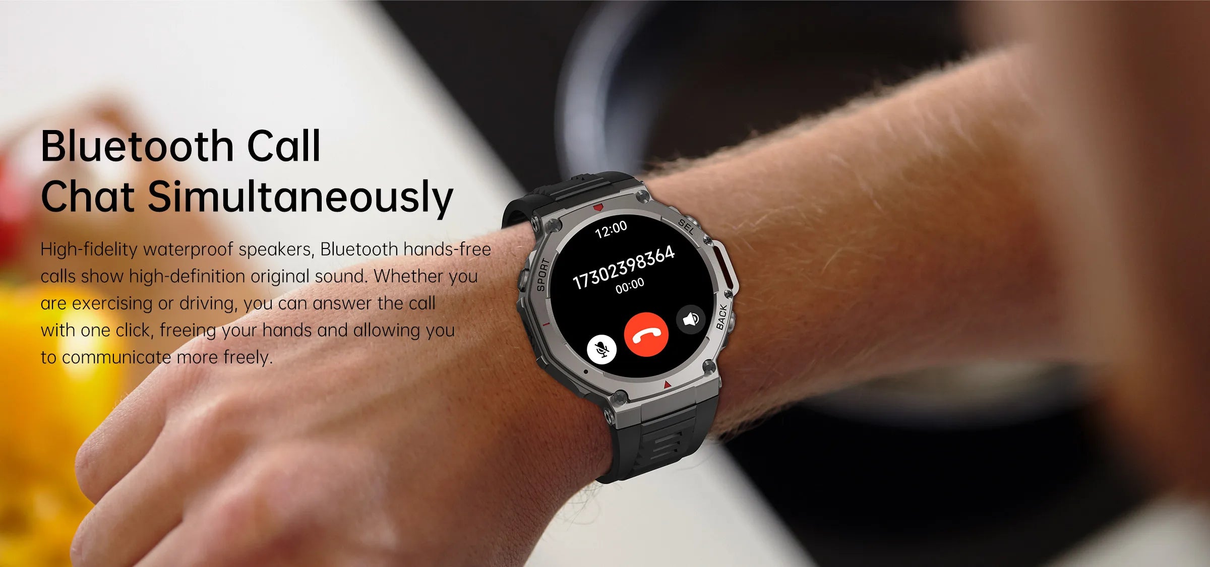 T-Rex 3 Ultra Reloj Inteligente Militar AMOLED