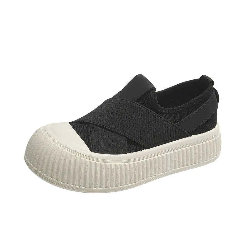 Zapatillas de Mujer Transpirables con Plataforma y Suela Gruesa