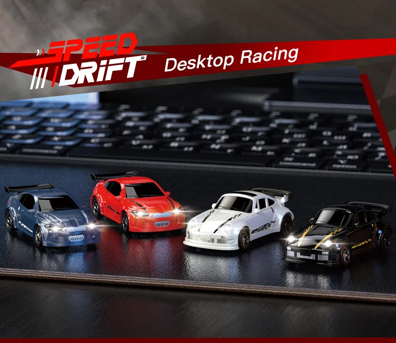 Auto de Drift RC 1:64 y 1:43 Control Remoto para Niños