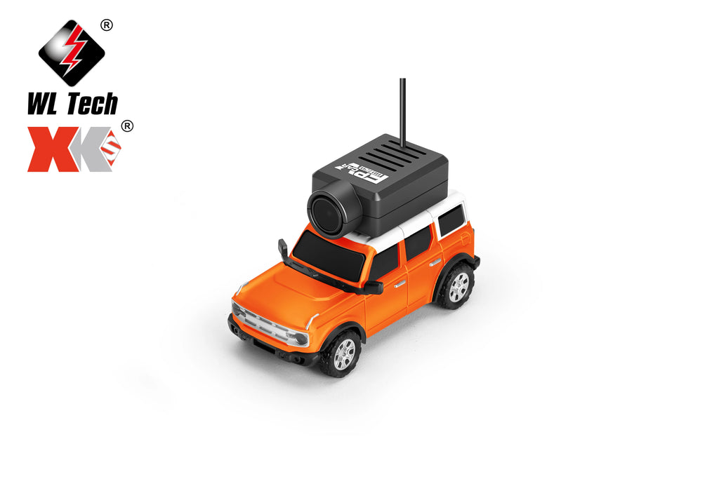 Mini Coche RC 1:64 WLtoys con Cámara FPV HD y Giroscopio