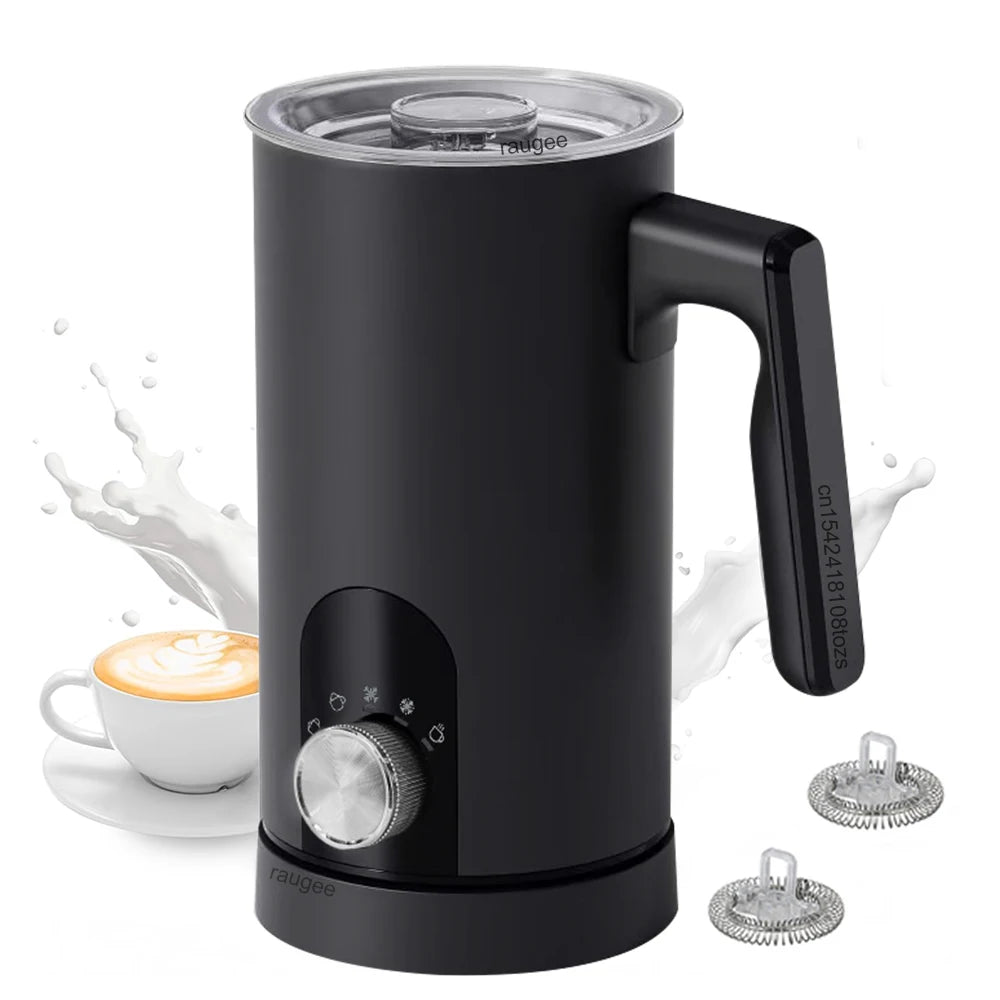Espumador de leche eléctrico 5 en 1 raugee para café, capuchino y latte