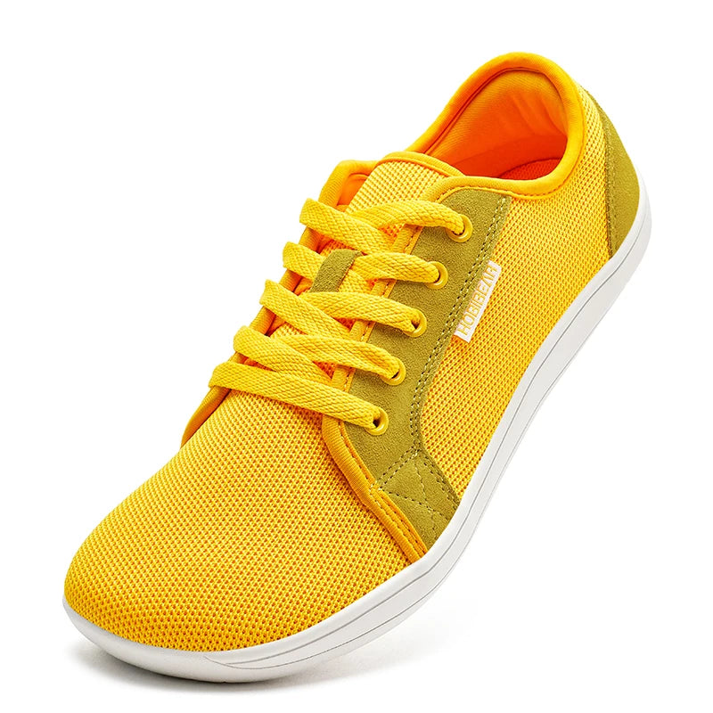 Zapatillas Descalzas HOBIBEAR con Cordones Punta Ancha Caída Cero