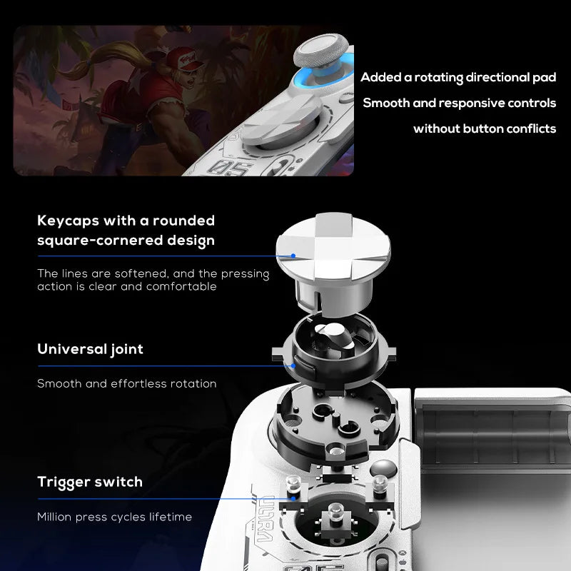 Controlador de Juegos Móviles Memo MB05, Joystick Hall, Disparo Especial, Combo para Android, Periféricos para Juegos Móviles, Gamepad Valorant