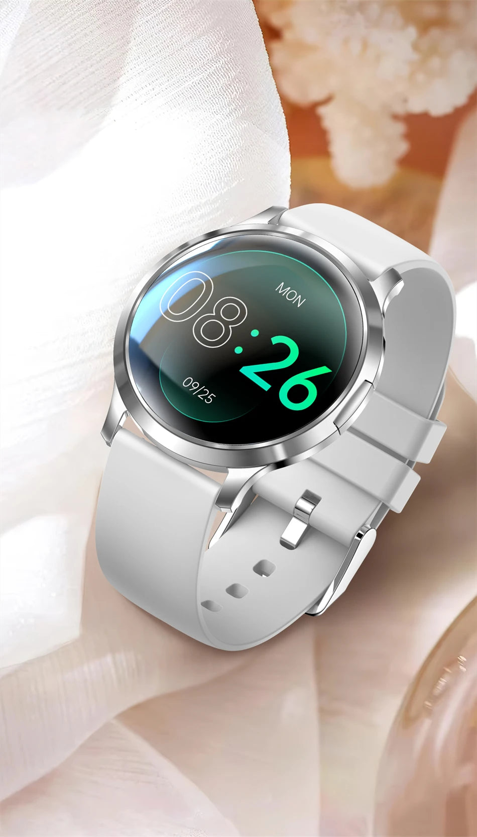 Reloj Inteligente LIGE AMOLED Curva 3D para Mujer