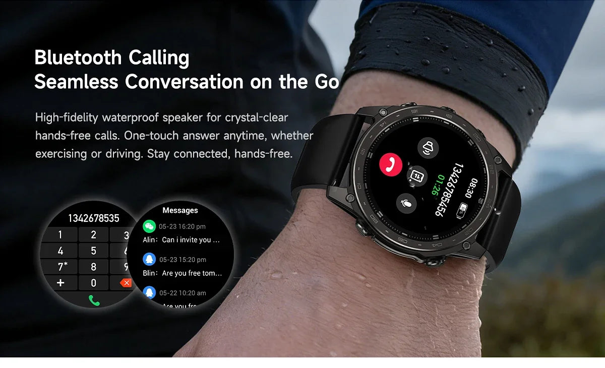T8 Pro Reloj Inteligente AMOLED Brújula Altímetro