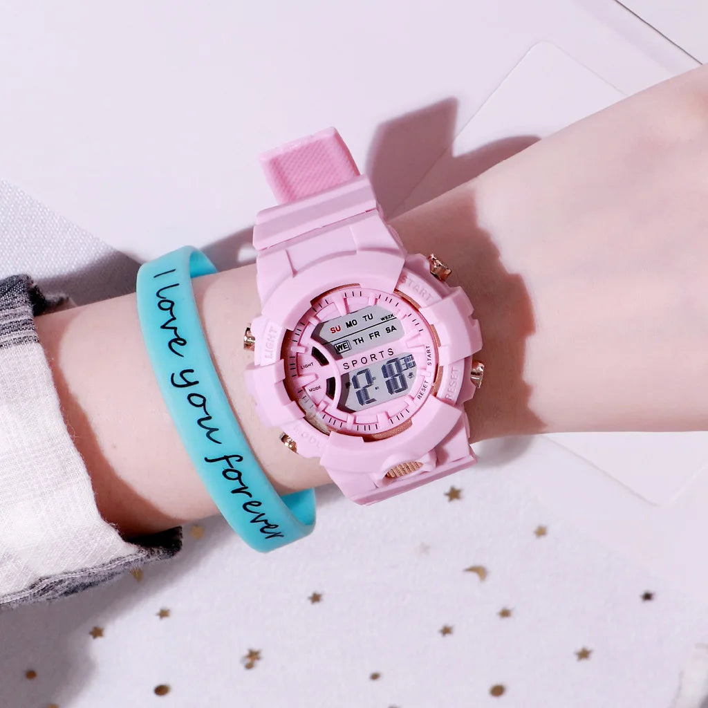 Reloj Digital LED Multifunción para Niños
