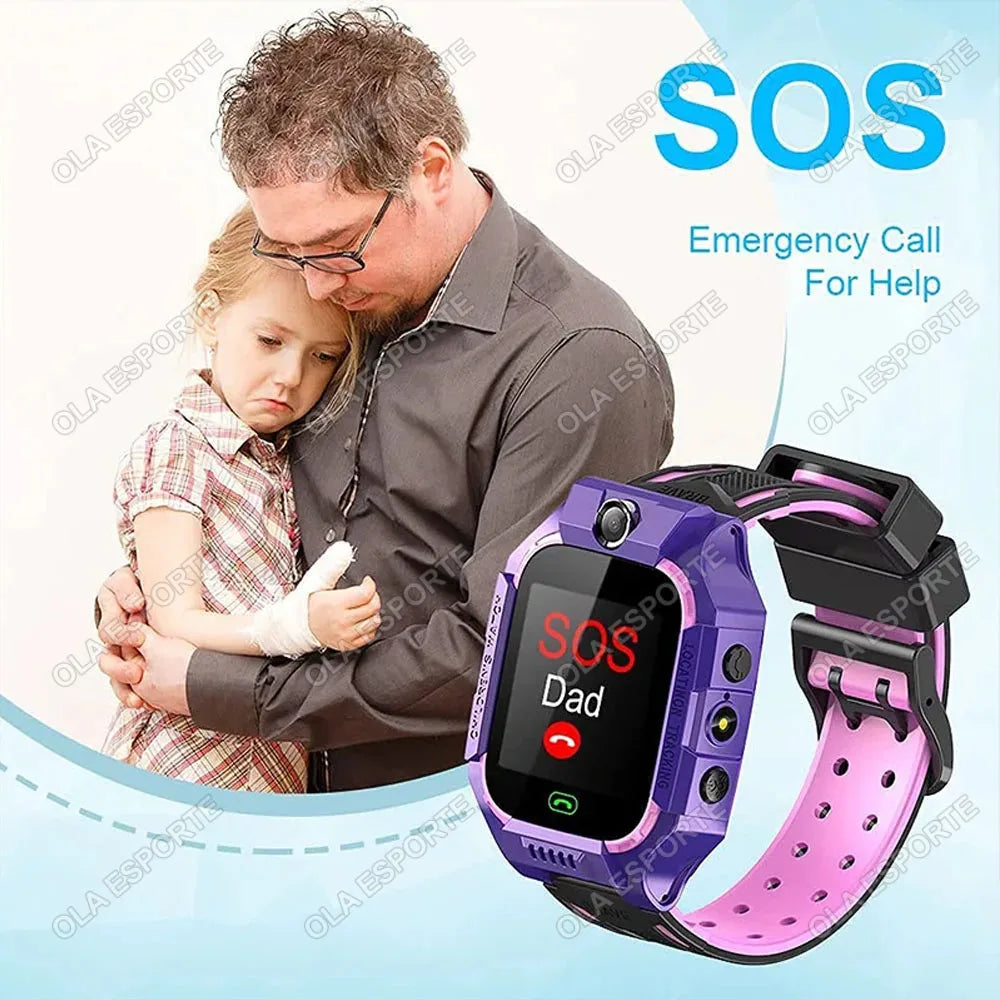 Reloj Inteligente GPS para Niños 2026, con Tarjeta SIM 2G, Llamada SOS, Cámara, Resistente al Agua, Regalo para Niños, Compatible con iOS y Android