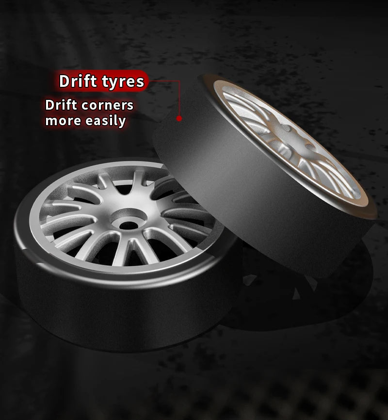 Coche RC KF27 1:20 Drift 4WD 2.4G con Luces LED