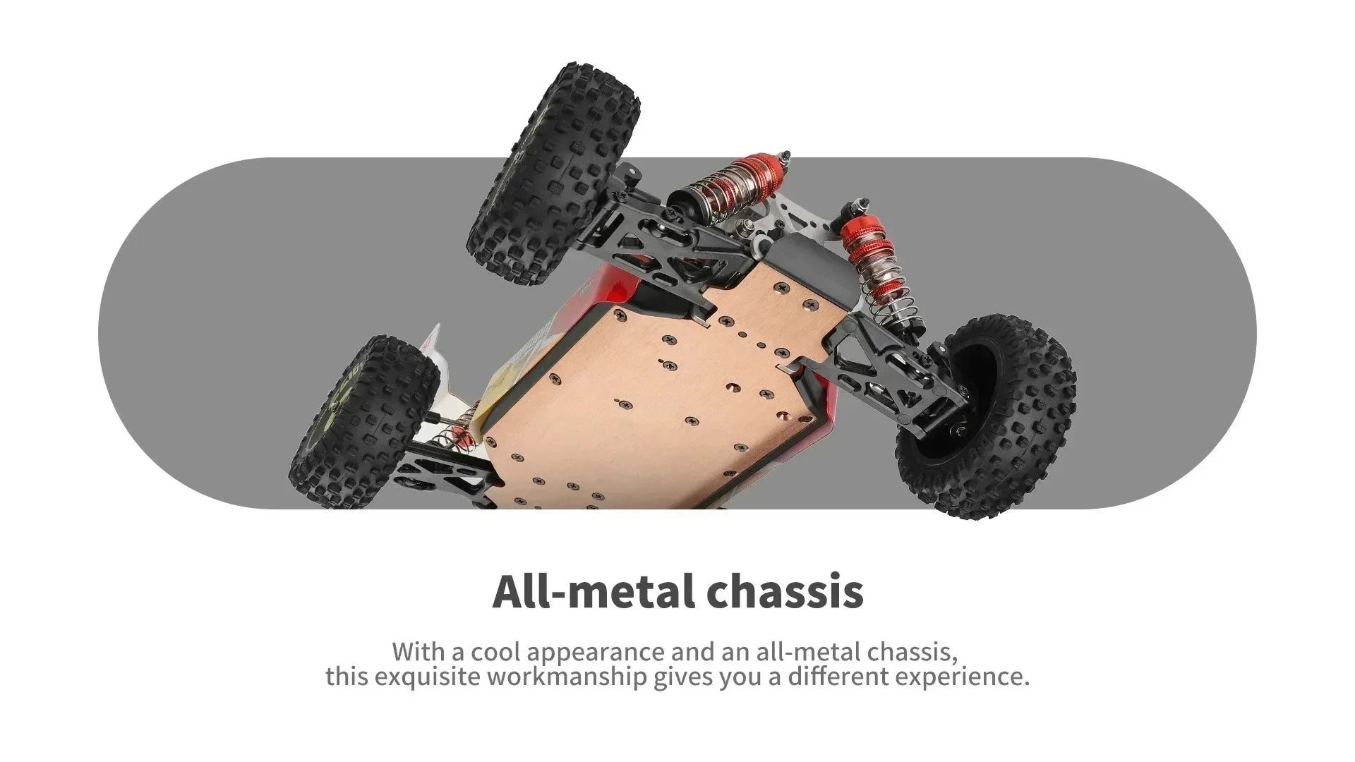 Coche Teledirigido WLtoys Todoterreno 4WD 2.4G hasta 75 km/h