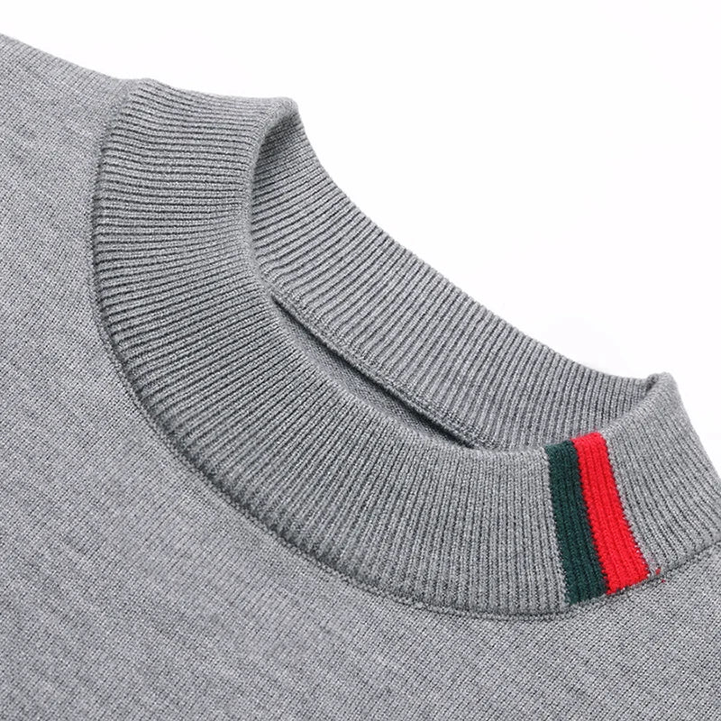 Suéter Jacquard de Cuello Redondo para Hombre