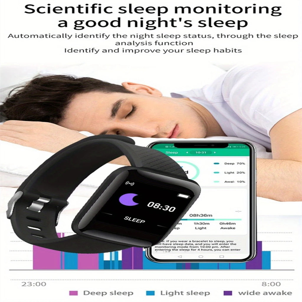 Pulsera Inteligente con Monitor de Fitness y Notificaciones