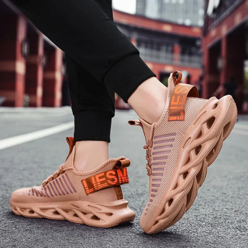 YRZL, zapatos para hombre, zapatillas cómodas, zapatillas transpirables para mujer, par de zapatos para correr, Tenis de malla, zapatos deportivos, talla 36-46, zapatillas para caminar para hombre