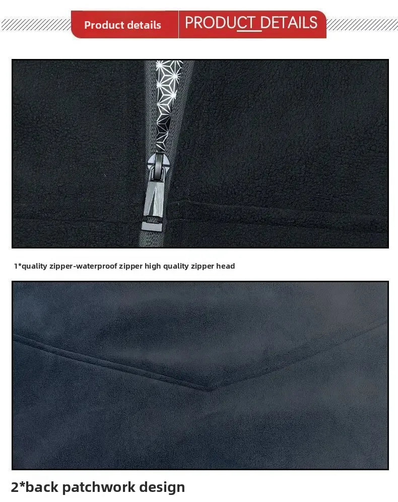 Chaqueta Polar con Calefacción Eléctrica Inteligente 8 Zonas para Hombre
