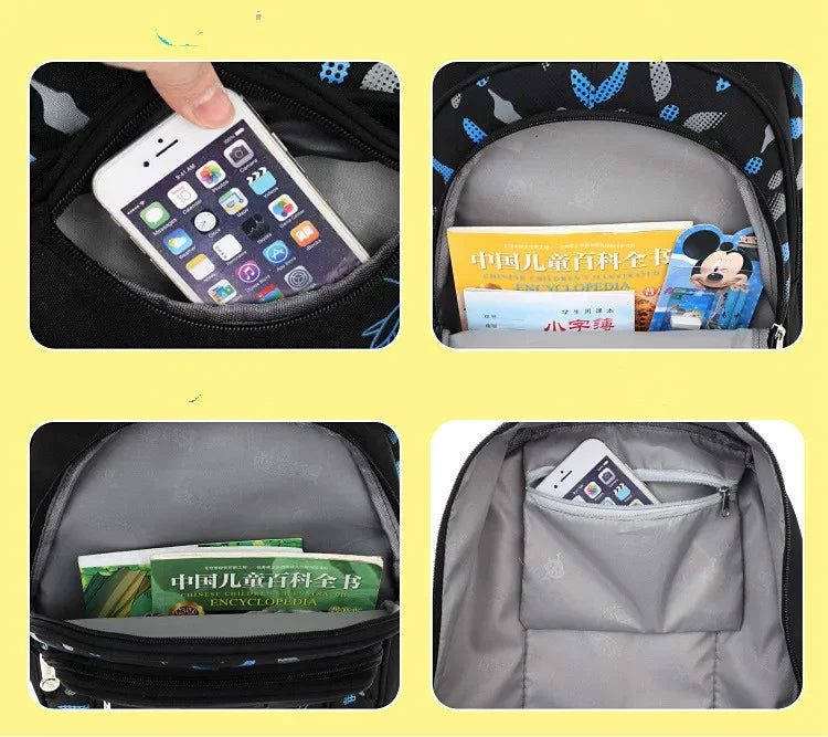 Mochila ortopédica impermeable para niños, mochilas escolares para niños, mochila escolar primaria, bolsa para libros