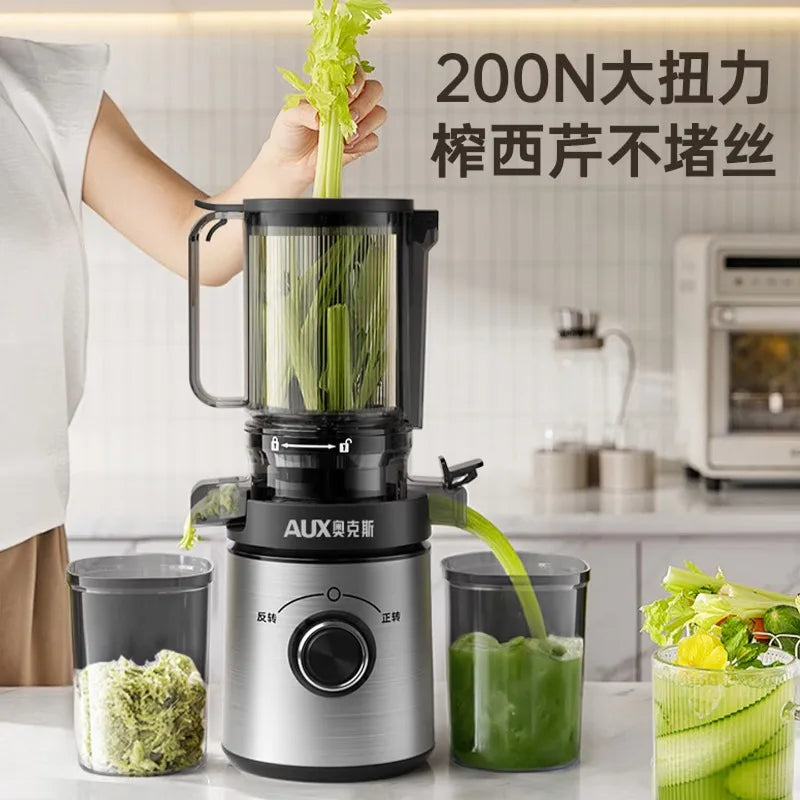 Extractor de Jugos Eléctrico Automático con Separador de Pulpa