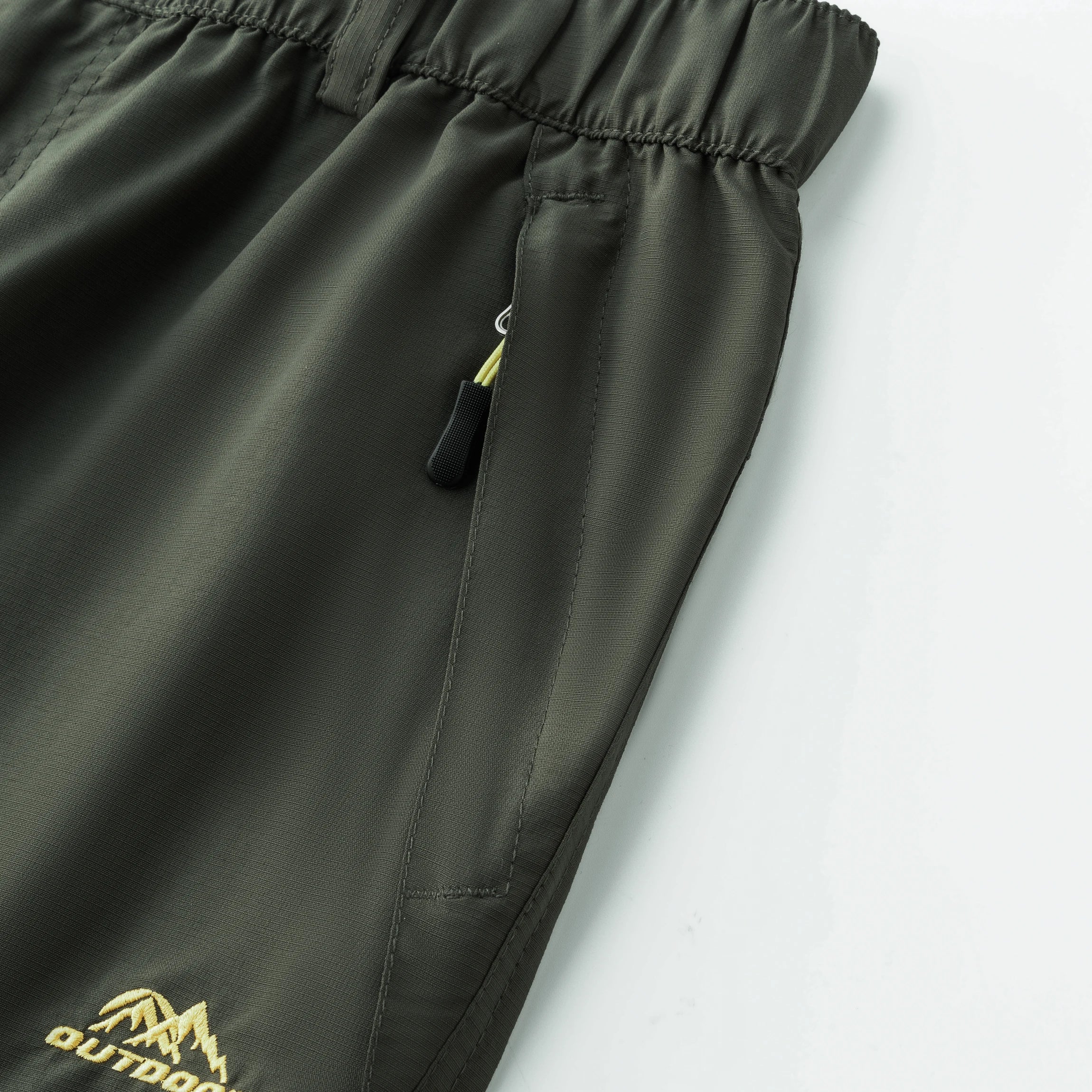 Mono de conversión para exteriores para hombre, 5 bolsillos con cremallera, pantalones extraíbles de dos secciones, tela de nailon de secado rápido, impermeable y resistente al desgaste, adecuado para pescar y hacer sender