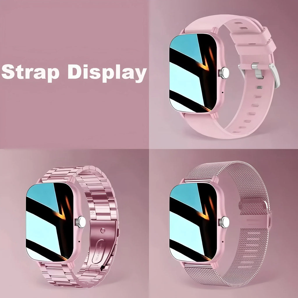 10050091741 hombres mujeres SmartWatch 2,02 Amoled llamada frecuencia cardíaca presión arterial deporte Fitness impermeable reloj inteligente para IOS Android