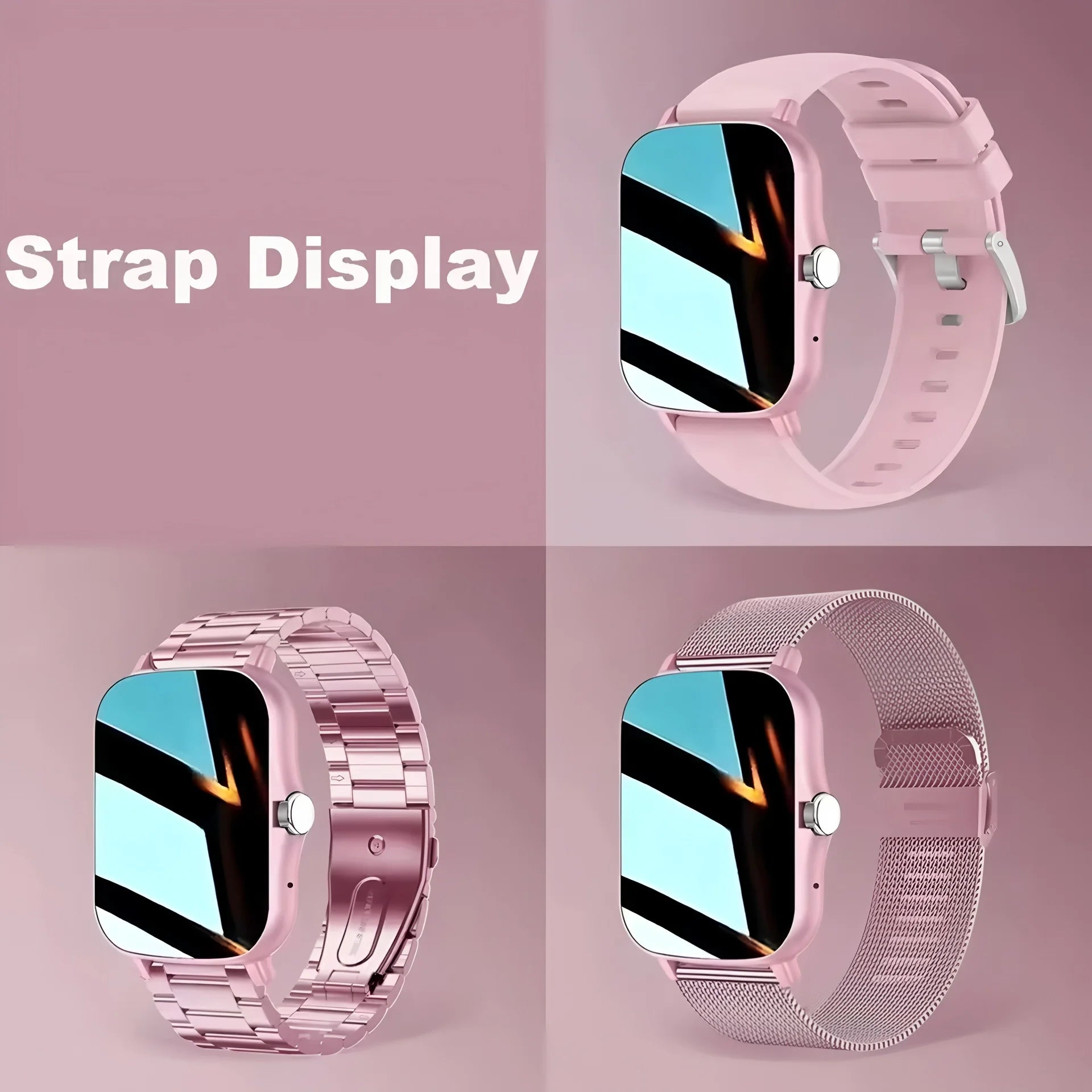 10050091741 hombres mujeres SmartWatch 2,02 Amoled llamada frecuencia cardíaca presión arterial deporte Fitness impermeable reloj inteligente para IOS Android