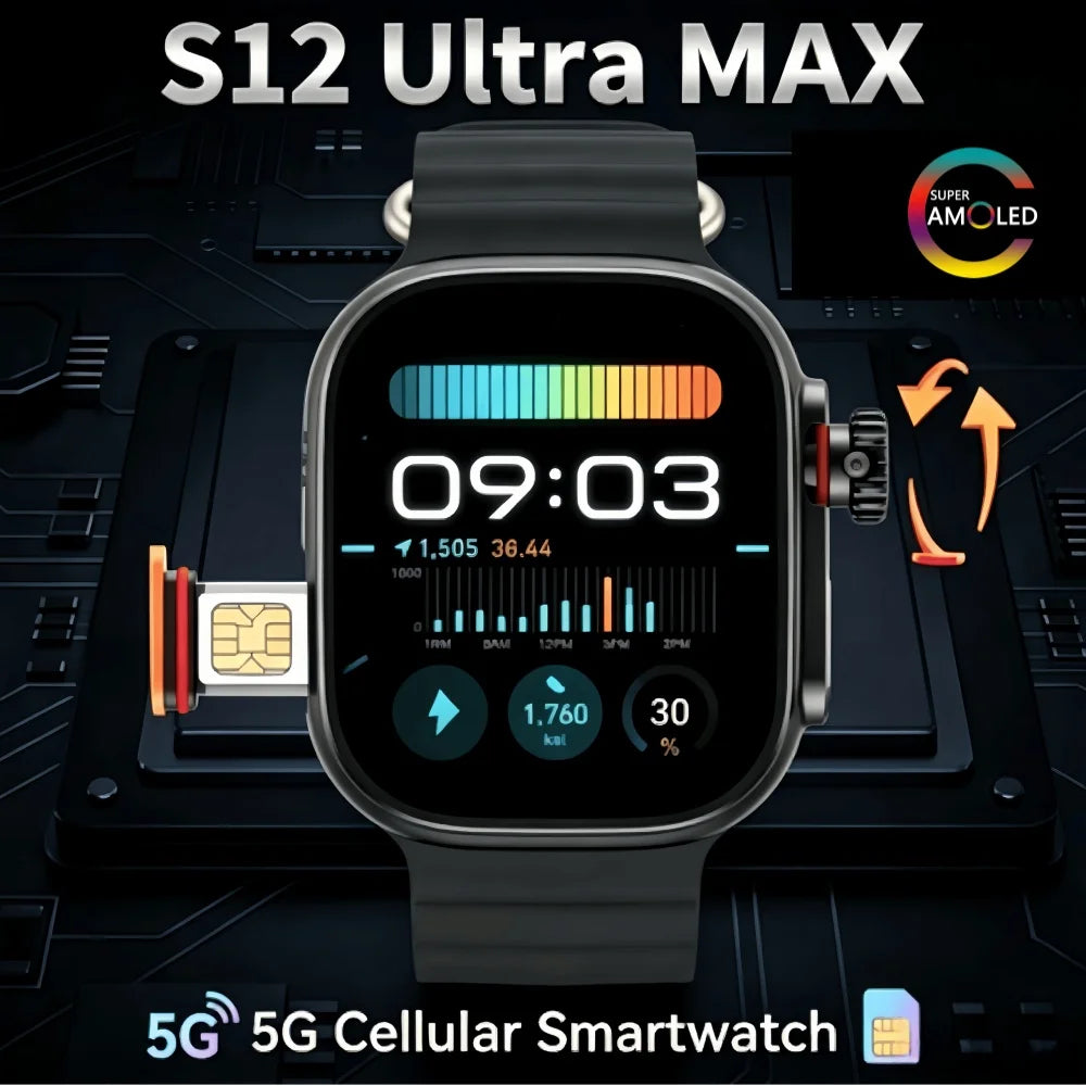 Reloj Inteligente S12 Ultra MAX Android 5G