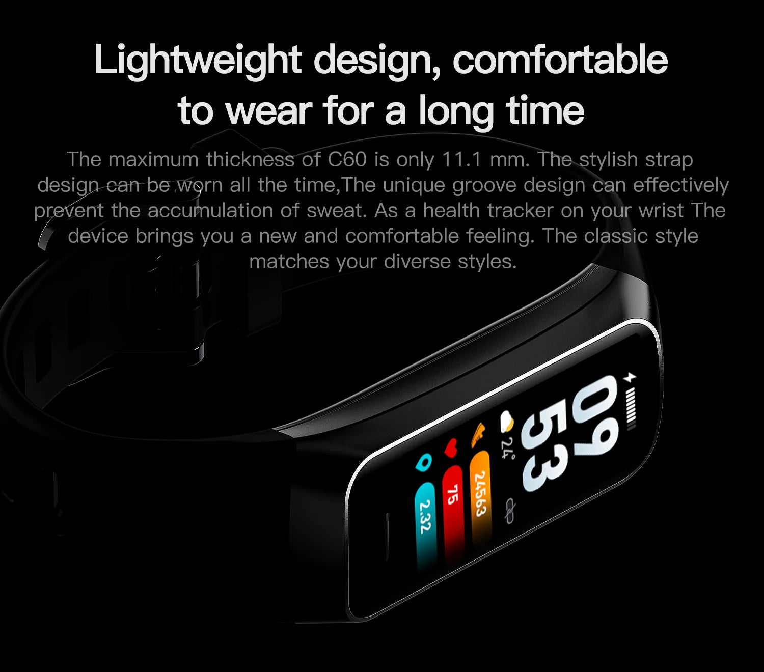 LIGE Reloj Inteligente AMOLED Fitness Tracker