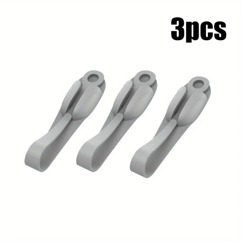 3 clips para cables elegantes: organizador sin esfuerzo para cables sin enredos, seguros y adhesivos - perfectos para uso en el hogar y la oficina