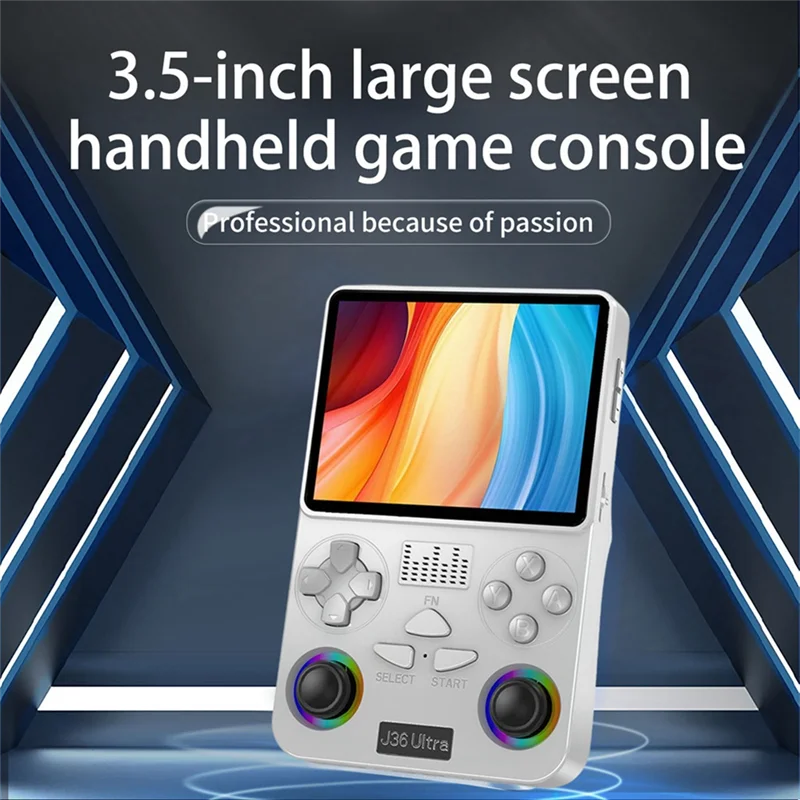 Consola de Juegos Retro J36, 64G, 20000 Juegos, Pantalla 3.5 Pulgadas