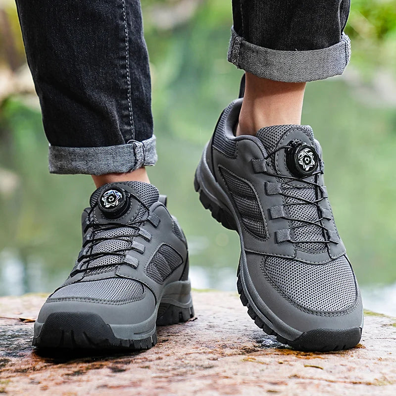 Zapatillas Deportivas Hombre con Hebilla Giratoria - Senderismo 39-48