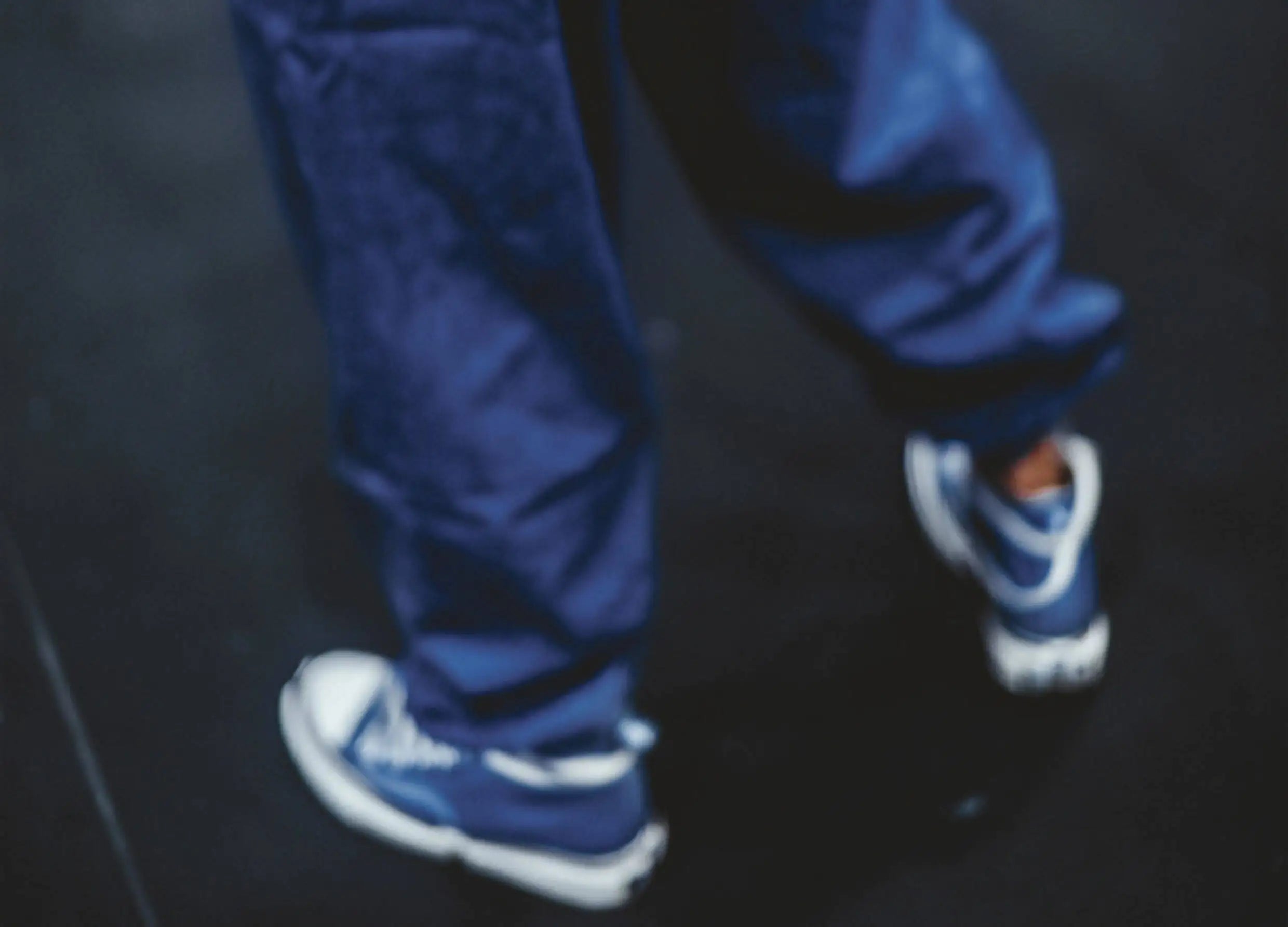 Pantalones Vaqueros Jogger Holgados para Hombre, Negro y Azul, Talla Grande