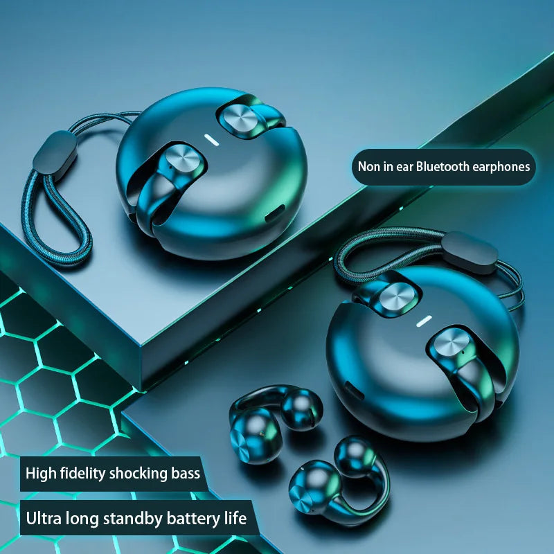 Auriculares de Conducción Ósea TWS Bluetooth 5.3