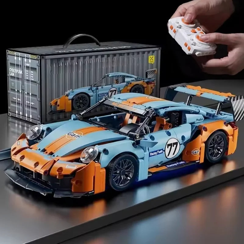 Juego de coches de bloques de construcción 1:14, juguete de construcción, diseño coleccionable, modelo de coche, Kit de construcción, coche deportivo a escala para niños, regalos para adultos