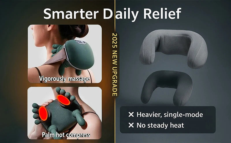 Masajeador de Cuello y Hombros N7 con 3 Niveles de Intensidad