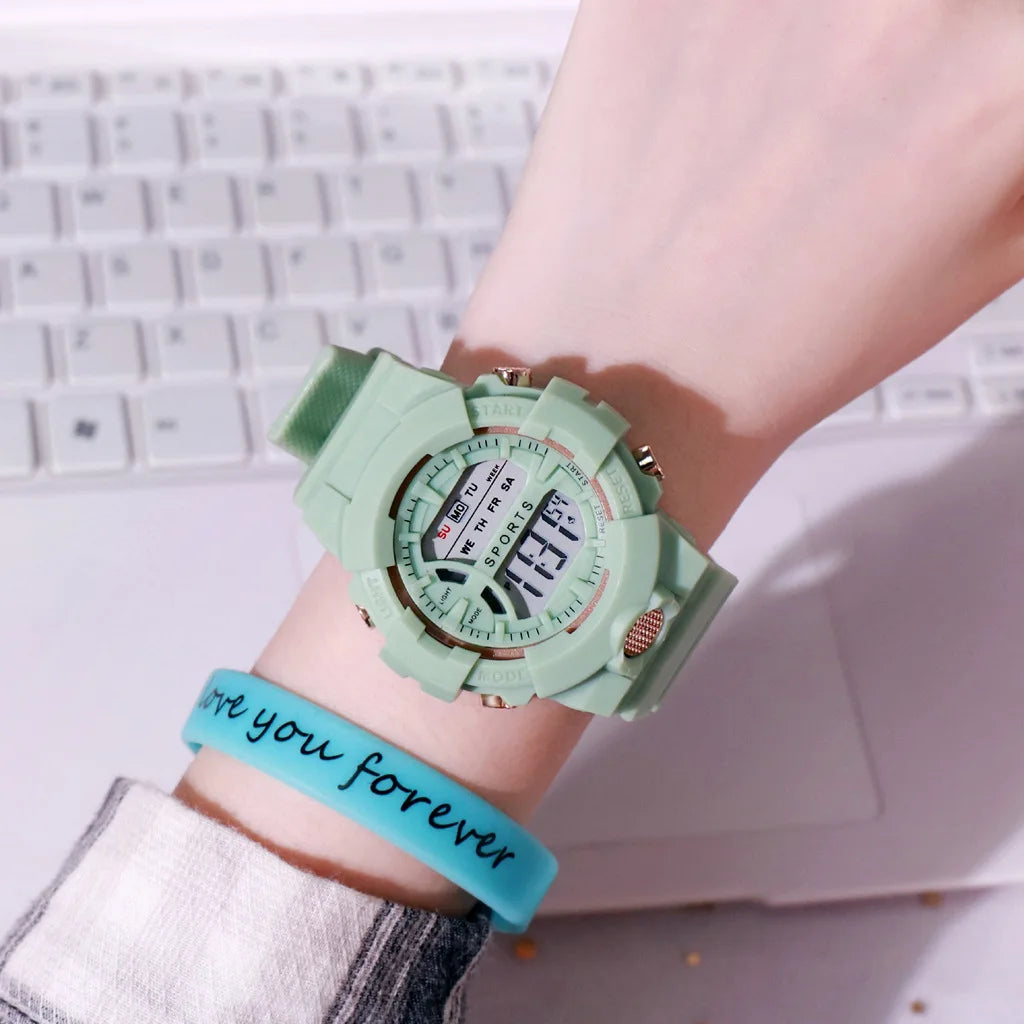 Reloj Deportivo Digital Unisex con Alarma y Temporizador
