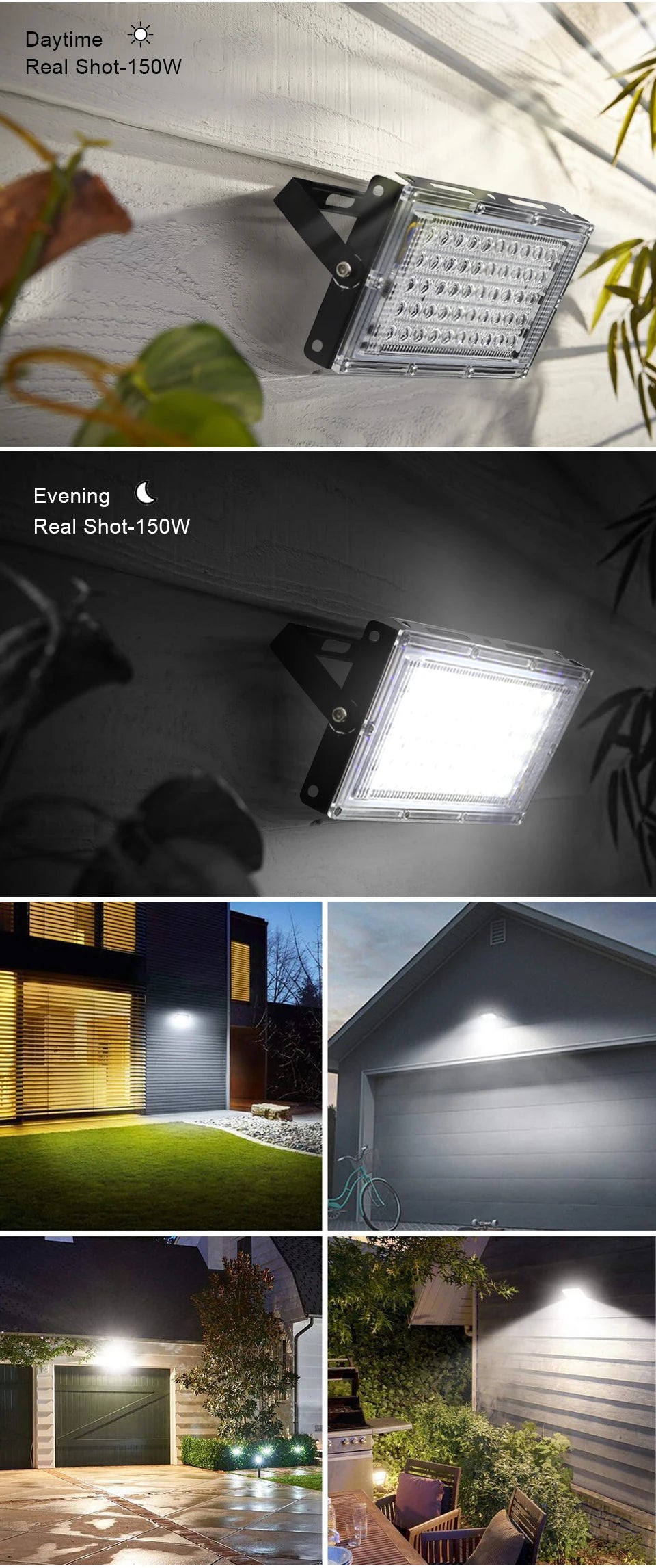 Reflector LED para Exteriores 50W 100W 150W IP65 220V
