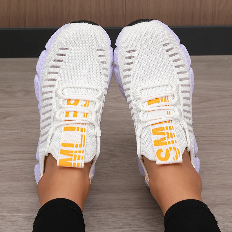 Zapatillas deportivas de plataforma para mujer — transpirables y cómodas