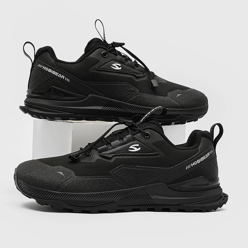 HOBIBEAR Zapatos para correr unisex, zapatillas de senderismo con banda elástica, zapatos casuales ligeros y transpirables