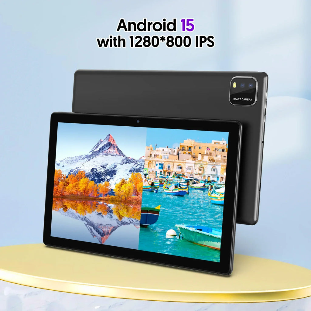 Tablet BAKEN 10 pulgadas Android 15, cuatro núcleos, 12 GB + 64 GB, WiFi 5G