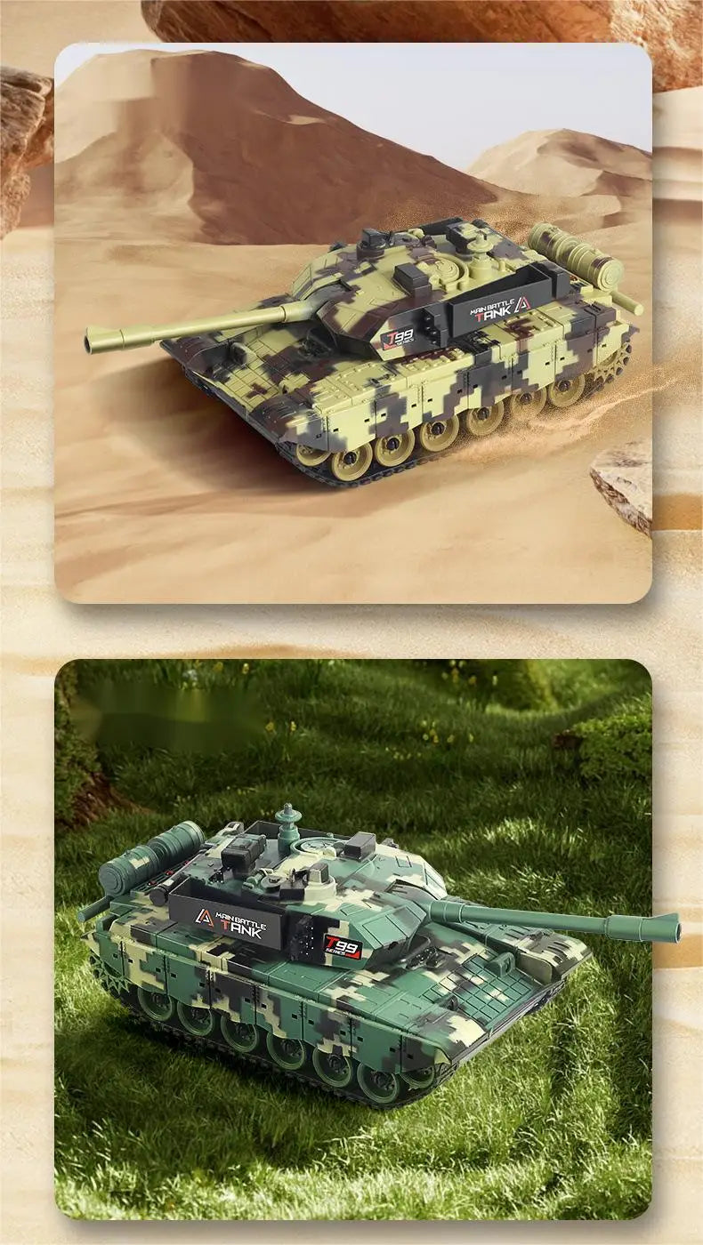Tanque Teledirigido RC con Orugas 2.4G para Niños