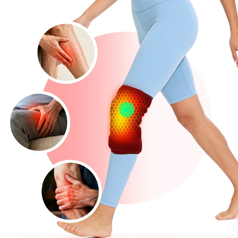 Masajeador Eléctrico de Rodilla con Calor Ajustable Certificado CE