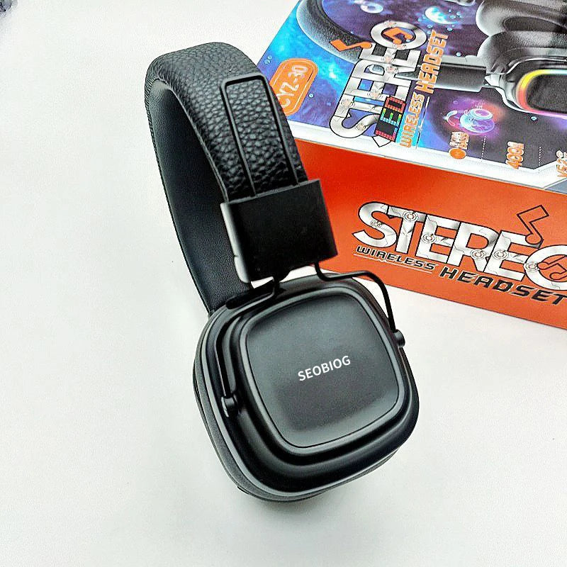 SEOBIOG Auriculares Bluetooth 5.3 Conexión Estable PC