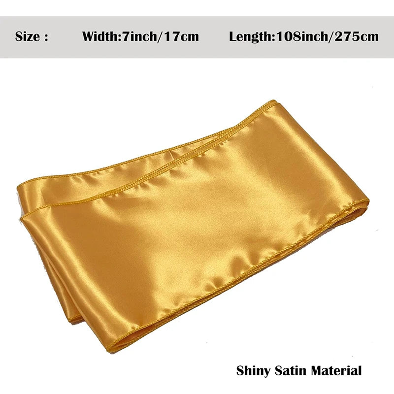 10 Uds. Fajas de satén para sillas, cintas elegantes de calidad superior para sillas, lazos, sillas con lazo, decoración para fiesta de banquete de boda