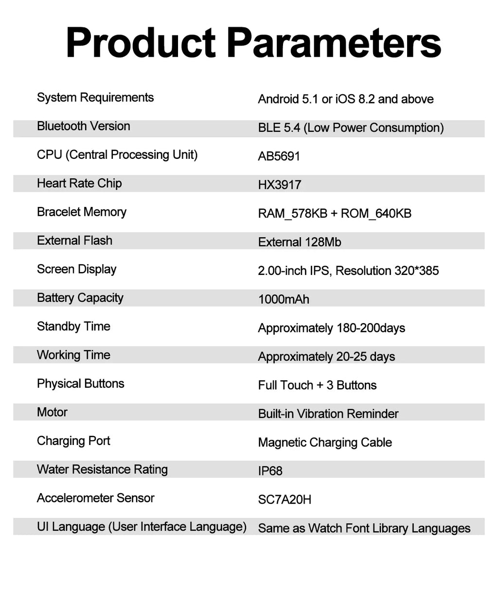 Reloj Inteligente Deportivo IP68 100+ Modos