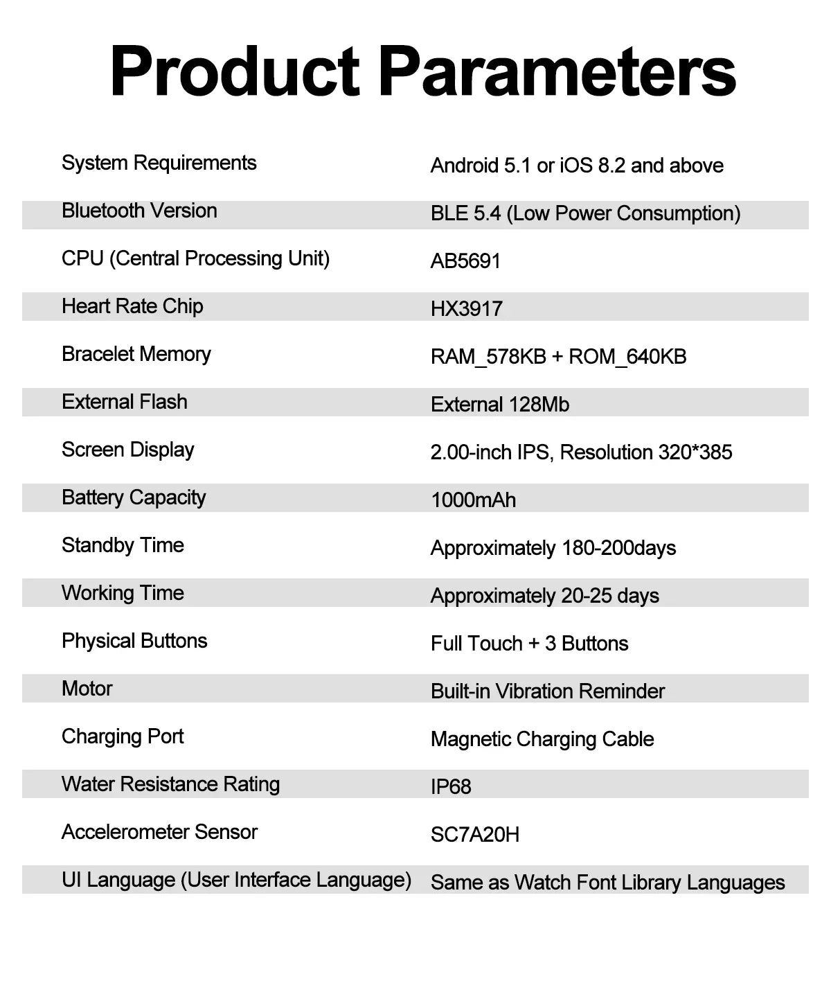Reloj Inteligente Deportivo IP68 100+ Modos