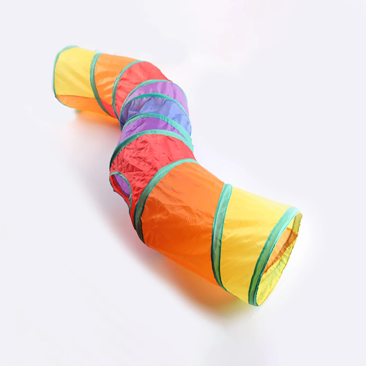 Tubo de túnel para gatos, juguetes plegables para gatos, entrenamiento para gatitos, juguete interactivo divertido, túnel ennegrecido para cachorros, gatitos, suministros para mascotas, accesorios para gatos