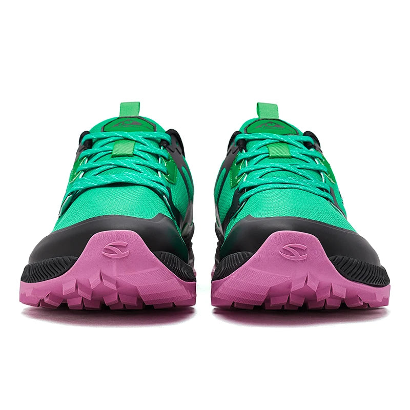 HOBIBEAR Zapatillas de senderismo unisex con cordones Zapatos para caminar Viajes al aire libre Zapatillas de deporte de cuero artificial