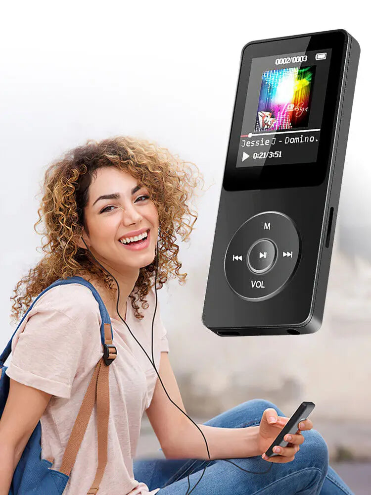 Mini Reproductor MP3/MP4 Bluetooth 128GB con Radio FM