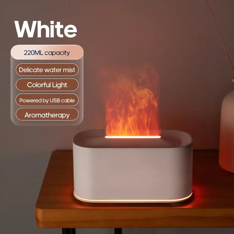 Humidificador Llama Colorida Difusor de Aroma USB