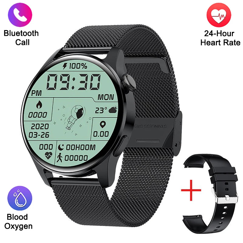 Smartwatch LIGE hombre, llamadas Bluetooth, pantalla AMOLED, resistente al agua