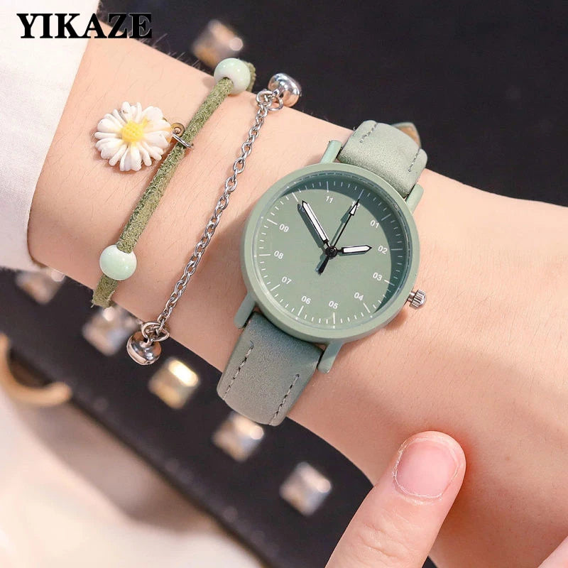 YIKAZE Reloj de Cuarzo Retro para Mujer